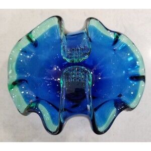 Murano Glass Ciro Blanco Cristal Line basket Cristelleria A Sofio E Oggettistica